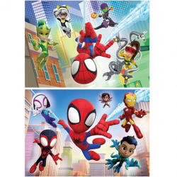 CLEMENTONI PUZZLE 2Χ60 ΤΕΜ SUPER COLOR SPIDEY AND HIS FRIENDS 87487 / 21625