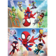 CLEMENTONI PUZZLE 2Χ60 ΤΕΜ SUPER COLOR SPIDEY AND HIS FRIENDS 87487 / 21625