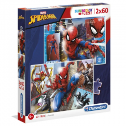 CLEMENTONI PUZZLE 2Χ60 ΤΕΜ SUPER COLOR THE AVENGERS 87487 / 21608