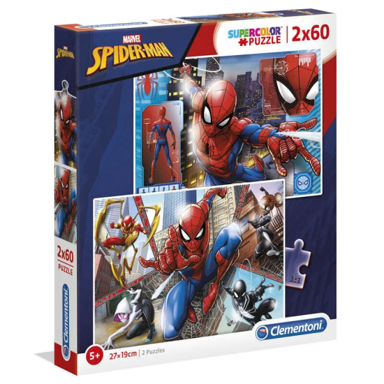 CLEMENTONI PUZZLE 2Χ60 ΤΕΜ SUPER COLOR THE AVENGERS 87487 / 21608