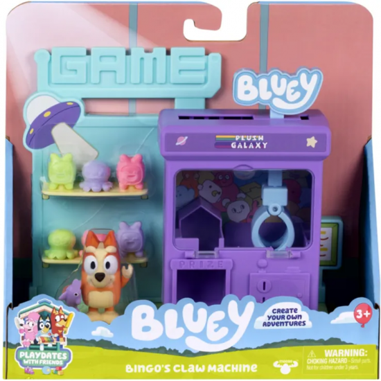 GIOCHI PREZIOSI BLUEY ΜΙΝΙ ΣΕΤ ΠΑΙΧΝΙΔΙΟΥ CLAW MACHINE BLYB9000