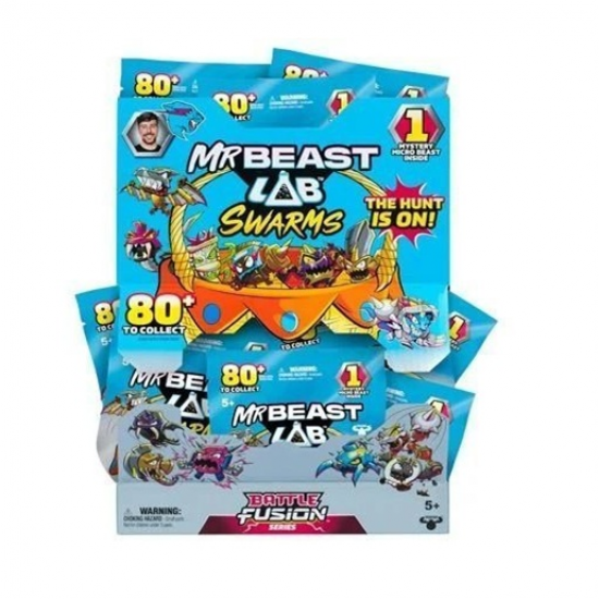 GIOCHI PREZIOSI MR BEAST LAB SWARMS SERIES 4 ΣΑΚΟΥΛΑΚΙ ΜΕ ΦΙΓΟΥΡΑ MBE03000