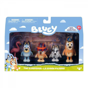 GIOCHI PREZIOSI BLUEY ΣΕΤ 4 ΦΙΓΟΥΡΕΣ SLEEPOVER BLYB8000