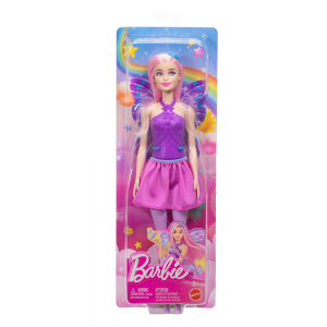 MATTEL BARBIE DOLL FAIRY ΜΠΑΛΑΡΙΝΑ ΜΩΒ ΦΤΕΡΑ FWK85 / JKB62