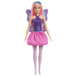 MATTEL BARBIE DOLL FAIRY ΜΠΑΛΑΡΙΝΑ ΜΩΒ ΦΤΕΡΑ FWK85 / JKB62