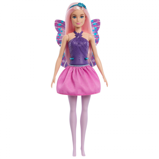 MATTEL BARBIE DOLL FAIRY ΜΠΑΛΑΡΙΝΑ ΜΩΒ ΦΤΕΡΑ FWK85 / JKB62
