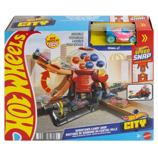 HOT WHEELS CITY DOWNTOWN CANDY SHOP HDR24 / JBM62