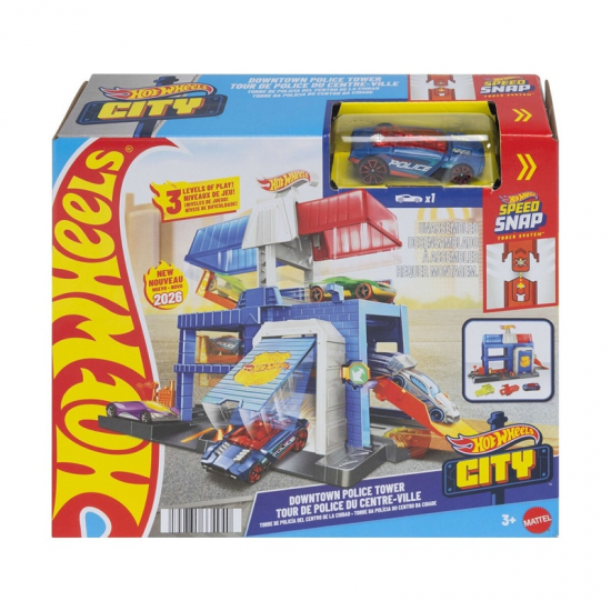 HOT WHEELS CITY DOWNTOWN POLICE TOWER HDR24 / JHL74