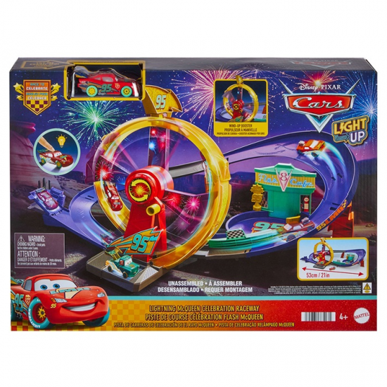 MATTEL DISNEY CARS SUPER ΠΙΣΤΑ LIGHT UP JMT57