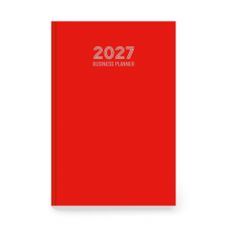 ΤΡΙΠΕΡΙΝΑΣ ΗΜΕΡΟΛΟΓΙΟ ΜΗΝΙΑΙΟ BUSINESS PLANNER 2027 ΜΕ ΚΑΛΥΜΑ Α4 21Χ29 ΚΟΚΚΙΝΟ 600027