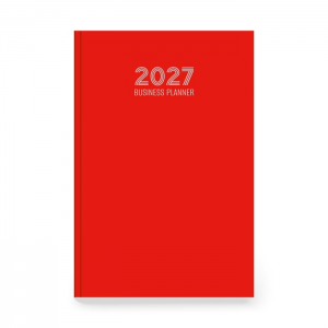 ΤΡΙΠΕΡΙΝΑΣ ΗΜΕΡΟΛΟΓΙΟ ΜΗΝΙΑΙΟ BUSINESS PLANNER 2027 ΜΕ ΚΑΛΥΜΑ Α4 21Χ29 ΚΟΚΚΙΝΟ 600027