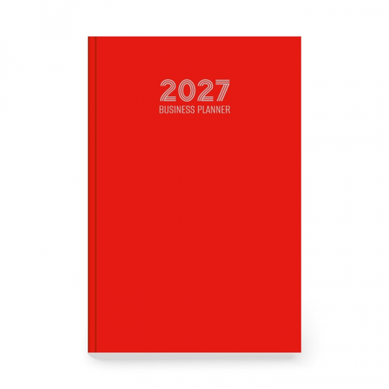 ΤΡΙΠΕΡΙΝΑΣ ΗΜΕΡΟΛΟΓΙΟ ΜΗΝΙΑΙΟ BUSINESS PLANNER 2027 ΜΕ ΚΑΛΥΜΑ Α4 21Χ29 ΚΟΚΚΙΝΟ 600027