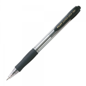 PILOT ΣΤΥΛΟ SUPER GRIP 1.0 MEDIUM ΜΑΥΡΟ BPGP-10R-MB
