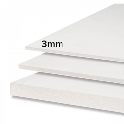 ΜΑΚΕΤΟΧΑΡΤΟ 3MM ΛΕΥΚΟ 50Χ70CM