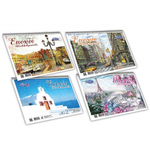 SKAG ΜΠΛΟΚ ΑΚΟΥΑΡΕΛΑΣ "ΕΠΟΧΕΣ" 20Χ30CM Νο2 Α4 Φ15 240GR ΔΙΑΦΟΡΑ ΣΧΕΔΙΑ