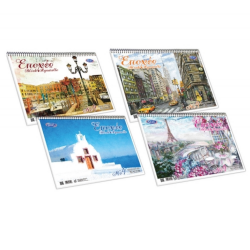 SKAG ΜΠΛΟΚ ΑΚΟΥΑΡΕΛΑΣ "ΕΠΟΧΕΣ" 34X48,5 Νο5 Φ15 240GR ΔΙΑΦΟΡΑ ΣΧΕΔΙΑ