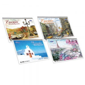 SKAG ΜΠΛΟΚ ΑΚΟΥΑΡΕΛΑΣ "ΕΠΟΧΕΣ" 34X48,5 Νο5 Φ15 240GR ΔΙΑΦΟΡΑ ΣΧΕΔΙΑ