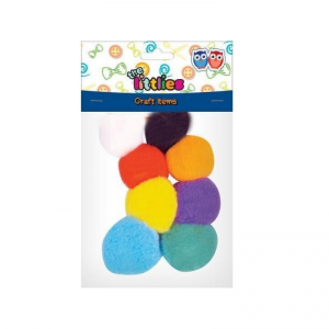 THE LITTLIES ΠΟΜ ΠΟΜ ΠΟΛΥΧΡΩΜΙΑ 45ΜΜ 8ΤΕΜ 646597