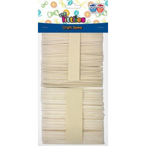 THE LITTLIES ΞΥΛΑΚΙΑ ΧΕΙΡΟΤΕΧΝΙΑΣ ΦΥΣΙΚΟ 114ΜΜ 100ΤΕΜ