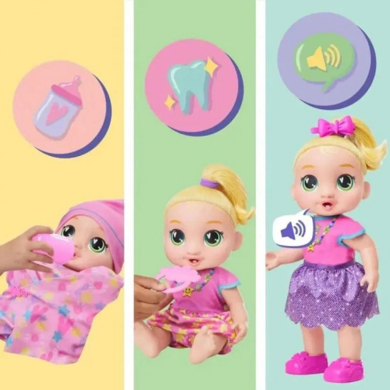 HASBRO BABY ALIVE LALA GOOGOO BABY GROWS UP ΤΟ ΜΩΡΑΚΙ ΜΕΓΑΛΩΝΕΙ G1444 HASBRO BABY ALIVE LALA GOOGOO BABY GROWS UP ΤΟ ΜΩΡΑΚΙ ΜΕΓΑΛΩΝΕΙ G1444