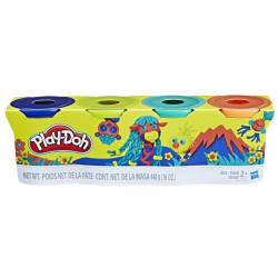 HASBRO PLAY-DOH ΠΛΑΣΤΕΛΙΝΗ ΣΕΤ 4 BAZAKIA ( ΔΙΑΦΟΡΑ ΧΡΩΜΑΤΑ ) B6508 B5517