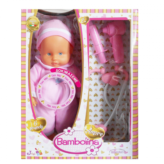 BAMBOLINA AMORE ΚΟΥΚΛΑ ΓΙΑΤΡΟΣ 33 ΕΚ. BD1826