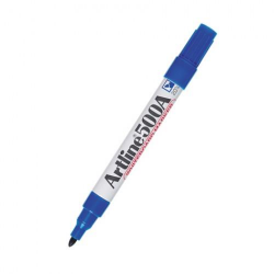 ARTLINE ΜΑΡΚΑΔΟΡΟΣ ΑΣΠΡΟΠΙΝΑΚΑ EK-500Α ΣΤΡΟΓΓΥΛΗ ΜΥΤΗ 2,0mm Μπλέ ARTLINE ΜΑΡΚΑΔΟΡΟΣ ΑΣΠΡΟΠΙΝΑΚΑ EK-500Α ΣΤΡΟΓΓΥΛΗ ΜΥΤΗ 2,0mm Μπλέ