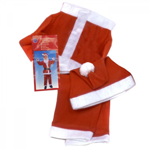 ΧΡΙΣΤΟΥΓΕΝΝΙΑΤΙΚΗ ΣΤΟΛΗ ΑΓΙΟΣ ΒΑΣΙΛΗΣ ΠΑΙΔΙΚΗ ΜΕ ΜΟΥΣΙ 6-9 ΕΤΩΝ 130 CM 93-1519