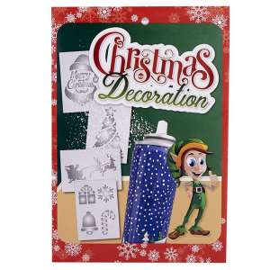 ΧΡΙΣΤΟΥΓΕΝΝΙΑΤΙΚΑ ΣΧΕΔΙΑ ΤΖΑΜΙΩΝ ΑΦΡΟΥ ΣΕΤ 4 ΤΕΜ 17Χ25 CM 93-61