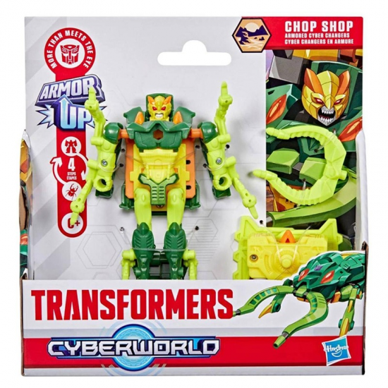 HASBRO TRANSFORMERS CYBERWORLD ARMORED CYBER CHANGERS - ΦΙΓΟΥΡΑ CHOP SHOP G1053 / G0747
