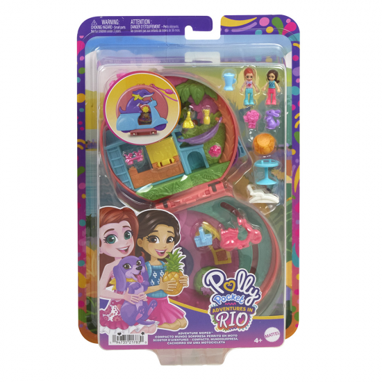 MATTEL POLLY POCKET Ο ΚΟΣΜΟΣ ΤΗΣ POLLY ΣΕΤΑΚΙΑ - ADVENTURES IN RIO FRY35 / HWN98