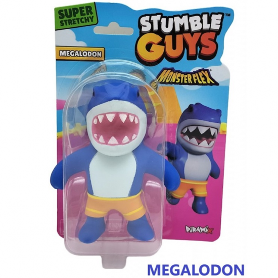 JUST TOYS MONSTERFLEX STUMBLE GUYS - MEGALODON 0440