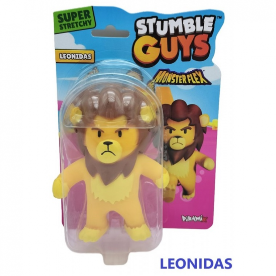 JUST TOYS MONSTERFLEX STUMBLE GUYS - LEONIDAS 0440