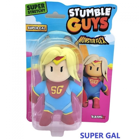 JUST TOYS MONSTERFLEX STUMBLE GUYS - SUPER GAL 0440