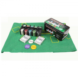 ΣΕΤ ΜΑΡΚΕΣ POKER ΜΕΤΑΛΛΙΚΟ ΚΟΥΤΙ 200ΤΕΜ