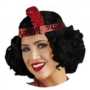 ΑΠΟΚΡΙΑΤΙΚΗ ΠΕΡΟΥΚΑ ΚΑΡΕ ΜΑΥΡΗ ΤΣΑΡΛΕΣΤΟΝ  3-2067