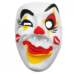 ΑΠΟΚΡΙΑΤΙΚΗ ΜΑΣΚΑ ΚΛΟΟΥΝ ΠΛΑΣΤΙΚΗ 3-379