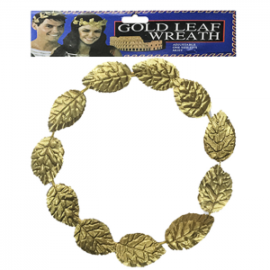 ΑΠΟΚΡΙΑΤΙΚΟ ΣΤΕΜΜΑ ΚΑΙΣΑΡΑ ΜΕ ΧΡΥΣΑΦΕΝΙΑ ΦΥΛΛΑ Φ19cm 3-1138