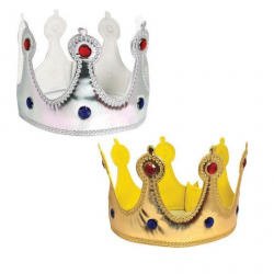 ΑΠΟΚΡΙΑΤΙΚΟ ΣΤΕΜΜΑ ΒΑΣΙΛΙΑ ΧΡΥΣΟ Φ17cm 3-1102