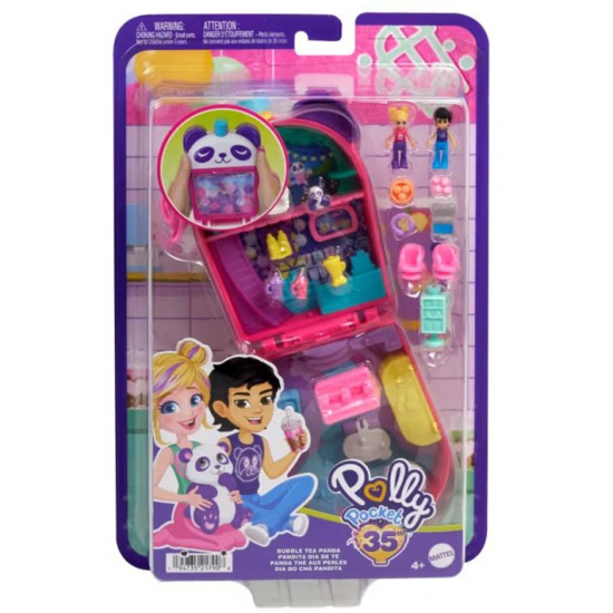 MATTEL POLLY POCKET Ο ΚΟΣΜΟΣ ΤΗΣ POLLY ΣΕΤΑΚΙΑ - BUBBLE TEA PAND FRY35 / HWN95