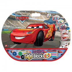 AS COMPANY GIGA BLOCKS ΣΕΤ ΖΩΓΡΑΦΙΚΗΣ 5 ΣΕ 1 DISNEY PIXAR CARS 1023-62717