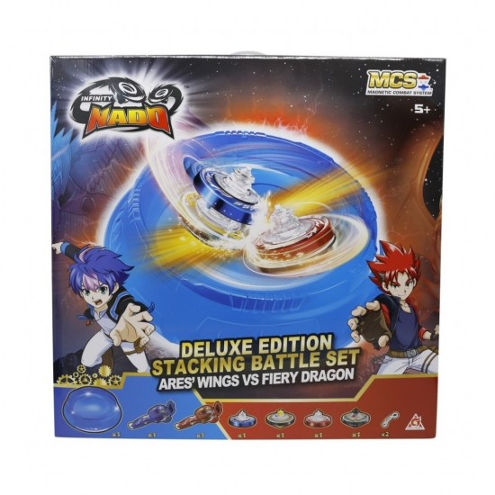 JUST TOYS INFINITY NADO ΣΕΙΡΑ V STACKABLE DELUXE BATTLE SET ΠΙΣΤΑ ΜΑΧΗΣ 634806H