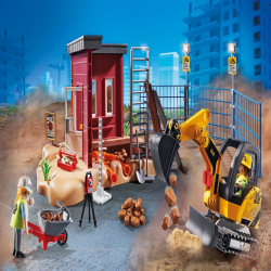 PLAYMOBIL CITY ACTION - ΜΙΚΡΟΣ ΕΚΣΚΑΦΕΑΣ ΜΕ ΕΡΠΥΣΤΡΙΕΣ ΚΑΙ ΔΟΜΙΚΑ ΣΤΟΙΧΕΙΑ 70443