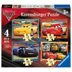 RAVENSBURGER PUZZE 4 ΣΕ 1 CARS 06894