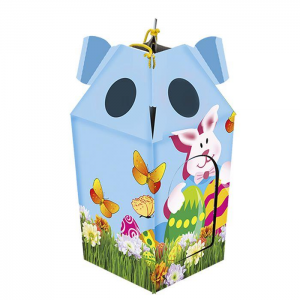 ΠΑΣΧΑΛΙΝΟ ΦΑΝΑΡΑΚΙ ΜΕ ΡΕΣΩ ΛΑΓΟΣ 21x9,5CM 73-1350