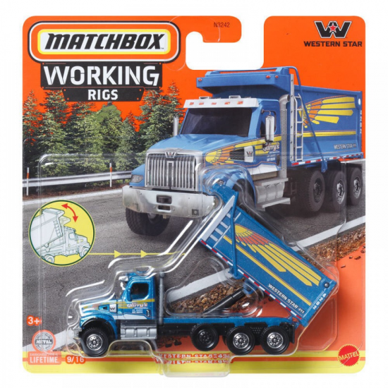 MATTEL MATCHBOX WORKING RIGS WESTERN STAR 49X N3242 / HVV14