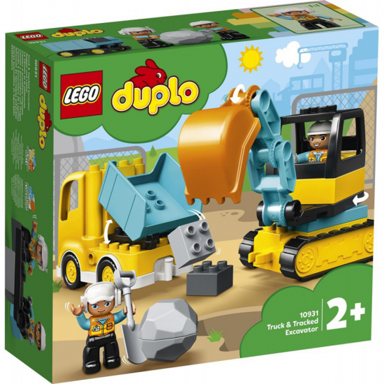 LEGO DUPLO - TRUCK AND TRACKED EXCAVATOR 10931