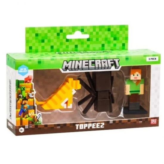GIOCHI PREZIOSI MINECRAFT TOPPEEZ ΣΕΤ 3 ΦΙΓΟΥΡΕΣ MNC10000