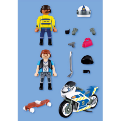 PLAYMOBIL ΑΣΤΥΝΟΜΙΚΗ ΚΑΤΑΔΙΩΞΗ ΜΕ ΜΟΤΟΣΙΚΛΕΤΑ 72079