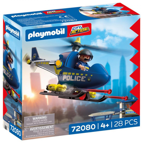 PLAYMOBIL ΑΣΤΥΝΟΜΙΚΟ ΕΛΙΚΟΠΤΕΡΟ 72080